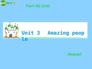 湖南省高考英语 M2 Unit 3　Amazing people(1)课件 牛津译林版 课件