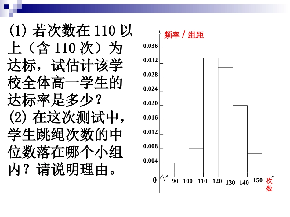 茎叶图 苏教版必修3 统计教案与ppt课件全套-2_第3页