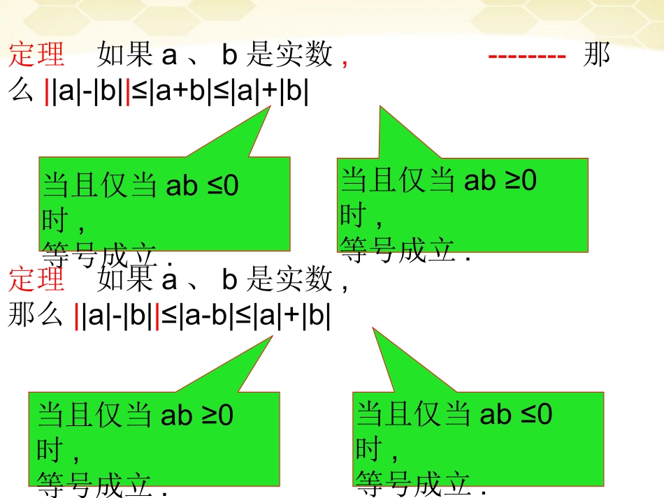 高中数学(不等式和绝对值不等式)课件6 新人教A版选修4-5 课件_第2页