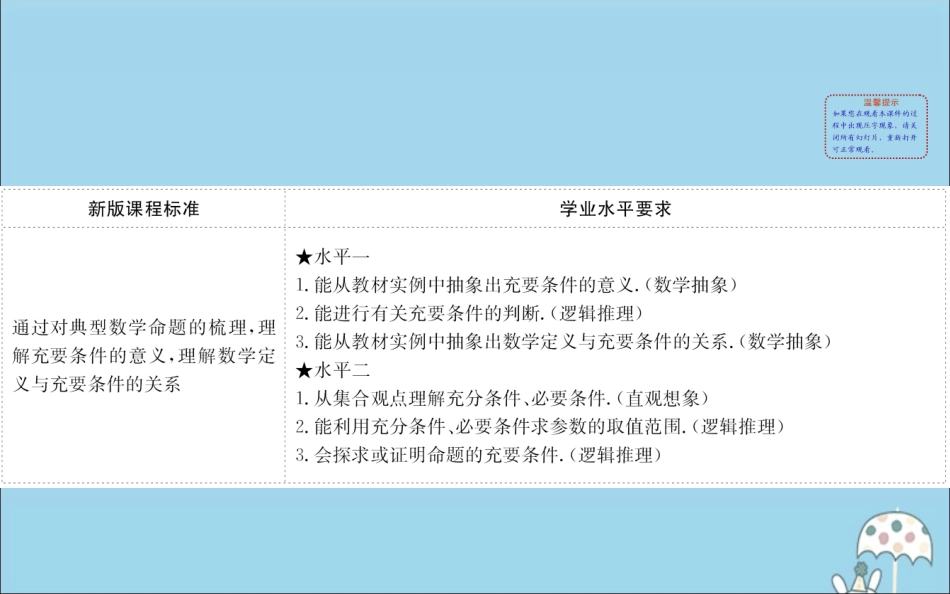 高中数学 第一章 集合与常用逻辑用语 1232 充要条件课件 新人教B版必修1 课件_第2页