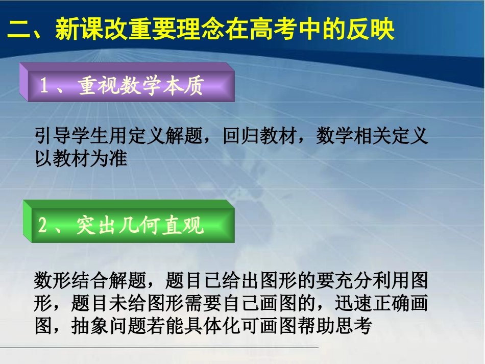 重庆市高三数学高考报告会材料 ：新课程改革与高考改革课件_第3页