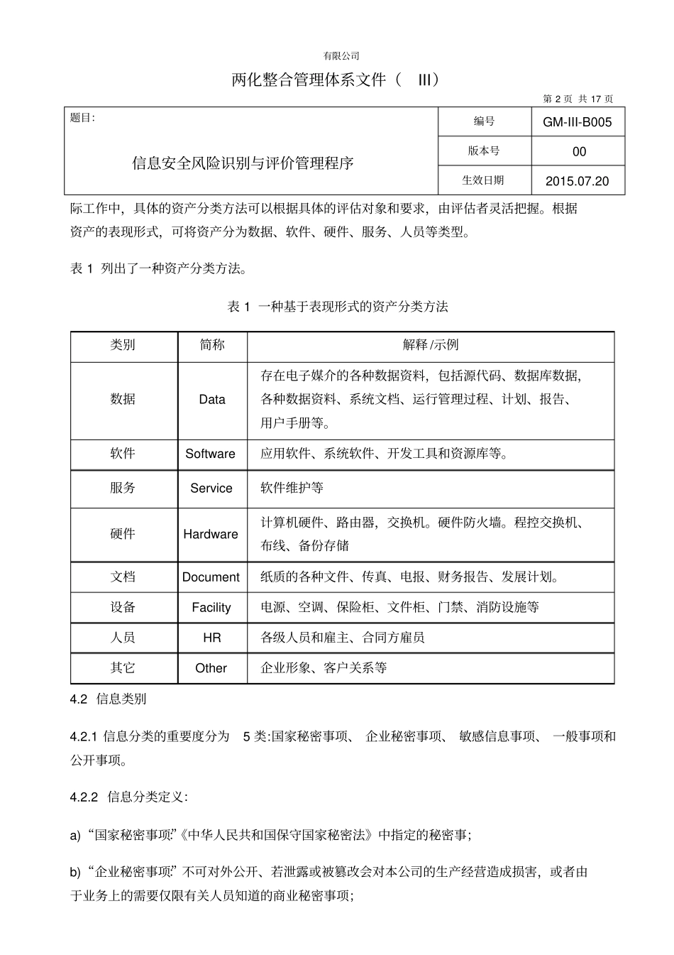 信息安全风险识别与评价管理程序_第2页