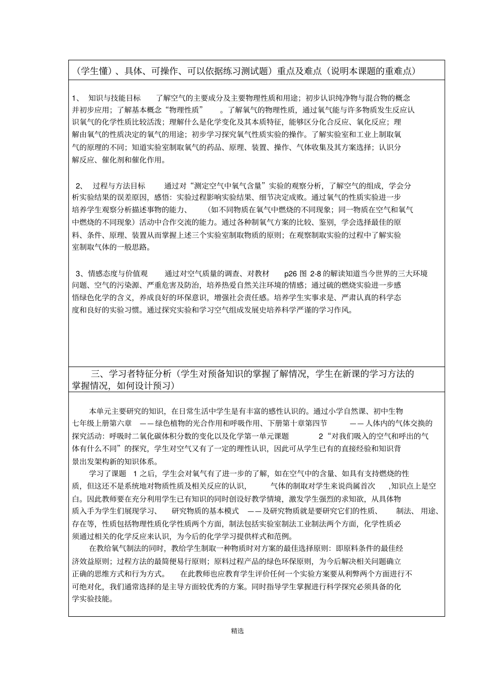 信息技术应用成果教学设计方案——化学_第2页