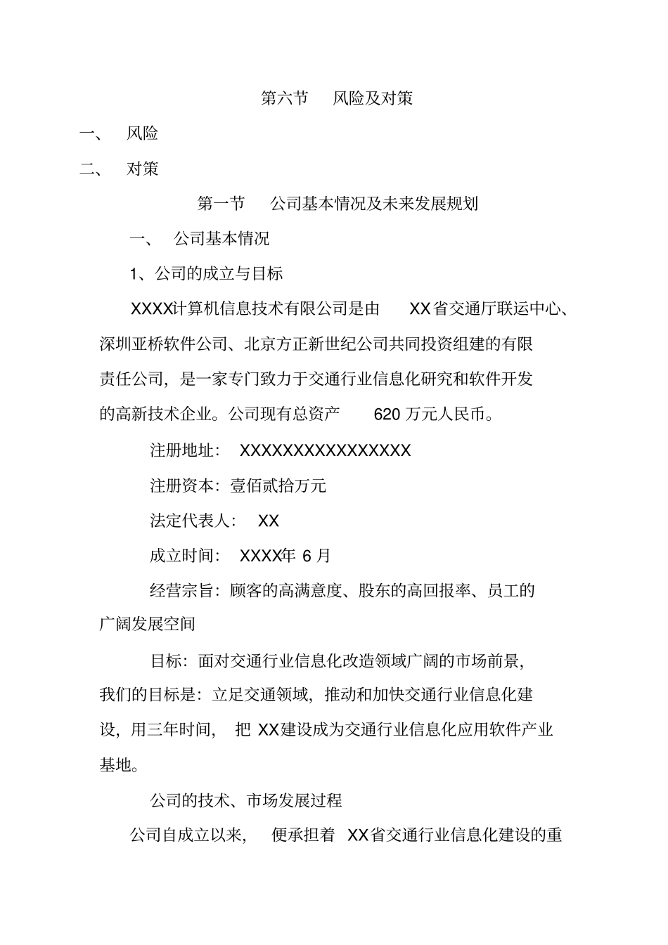 信息技术有限公司商业计划书_第3页