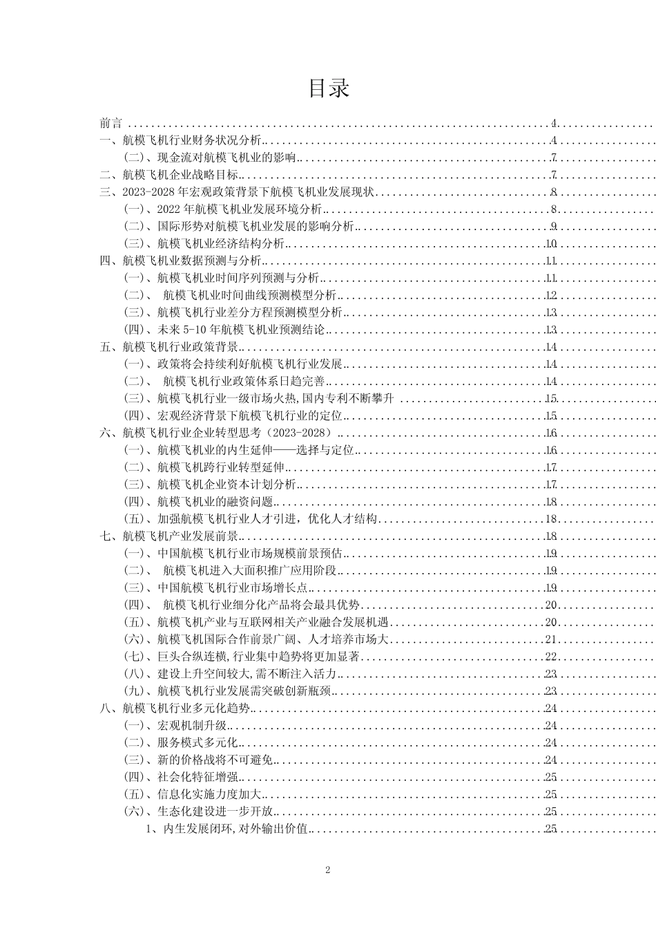 2023年航模飞机行业分析报告及未来五至十年行业发展报告_第2页
