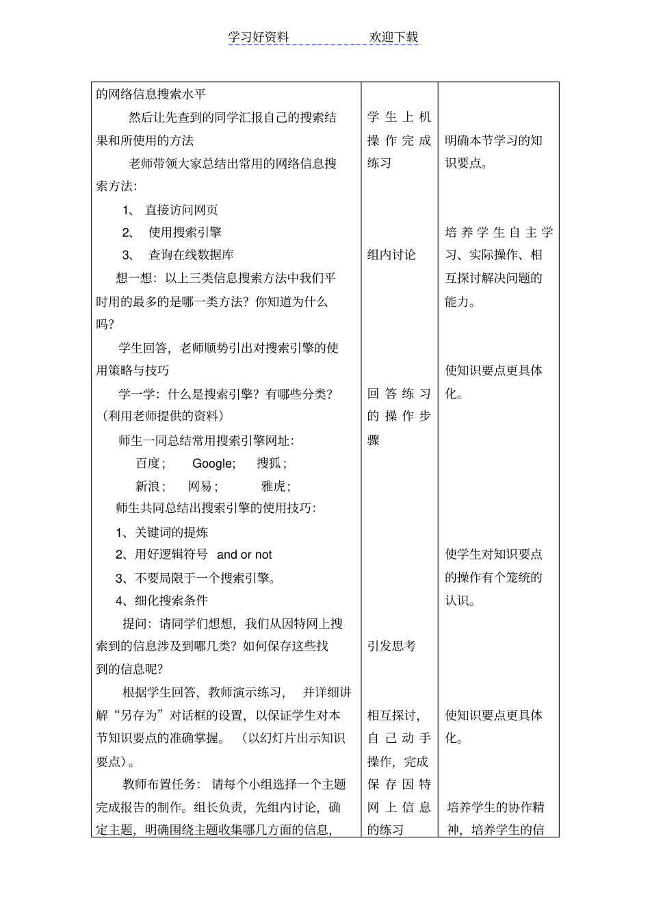 信息检索教学设计_第3页