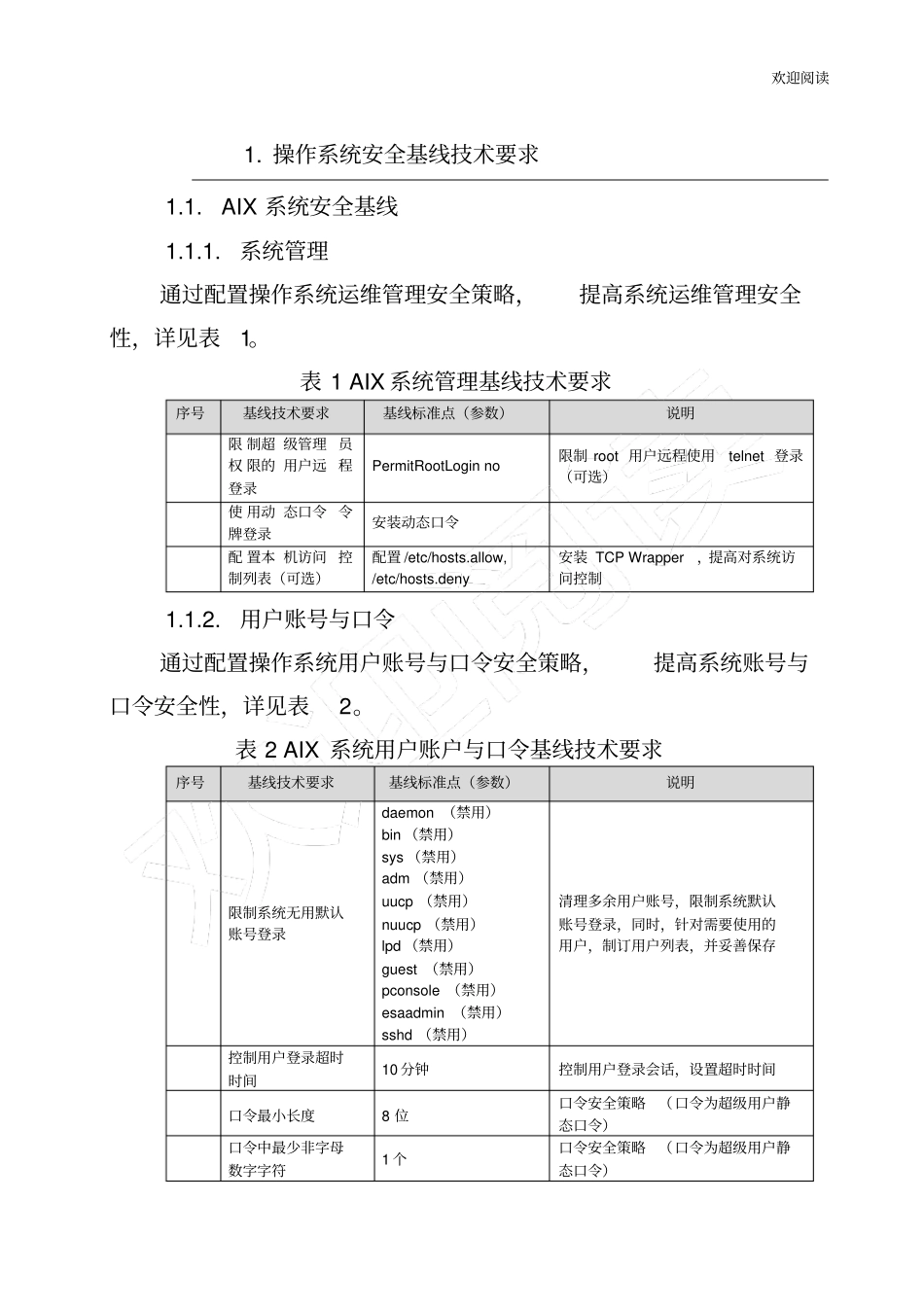 信息系统安全基线_第1页