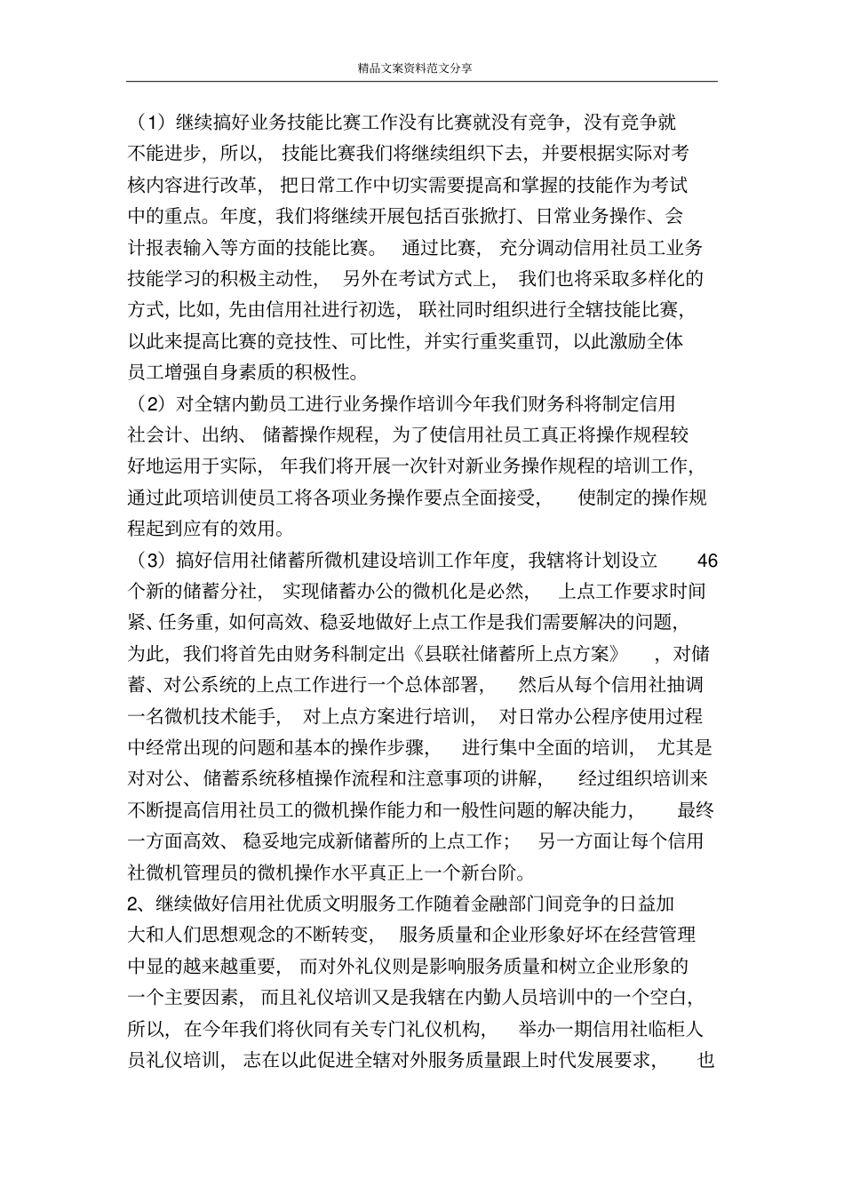 信用联财务工作计划-精品文案范文_第3页