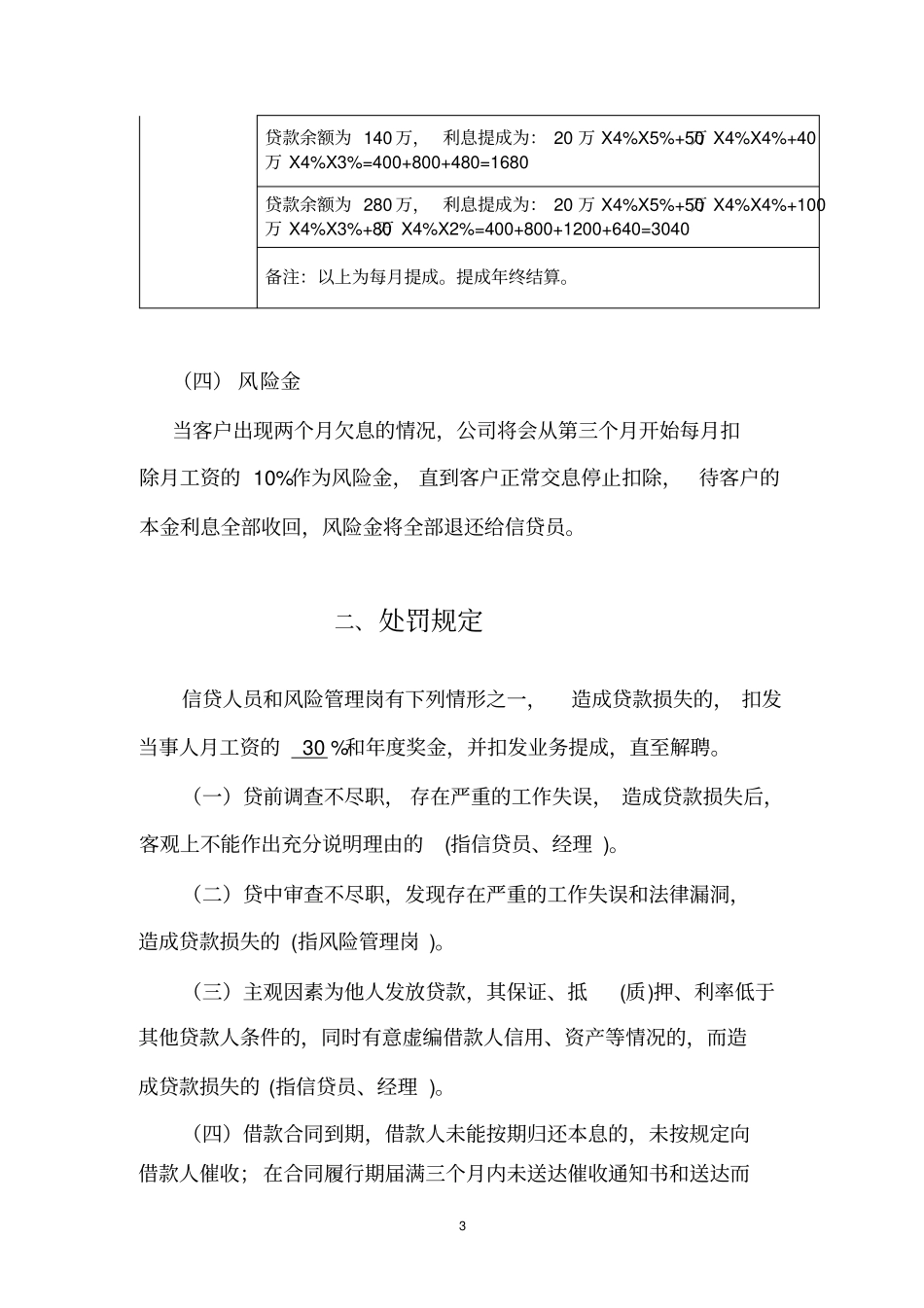 信贷业务奖惩规定_第3页