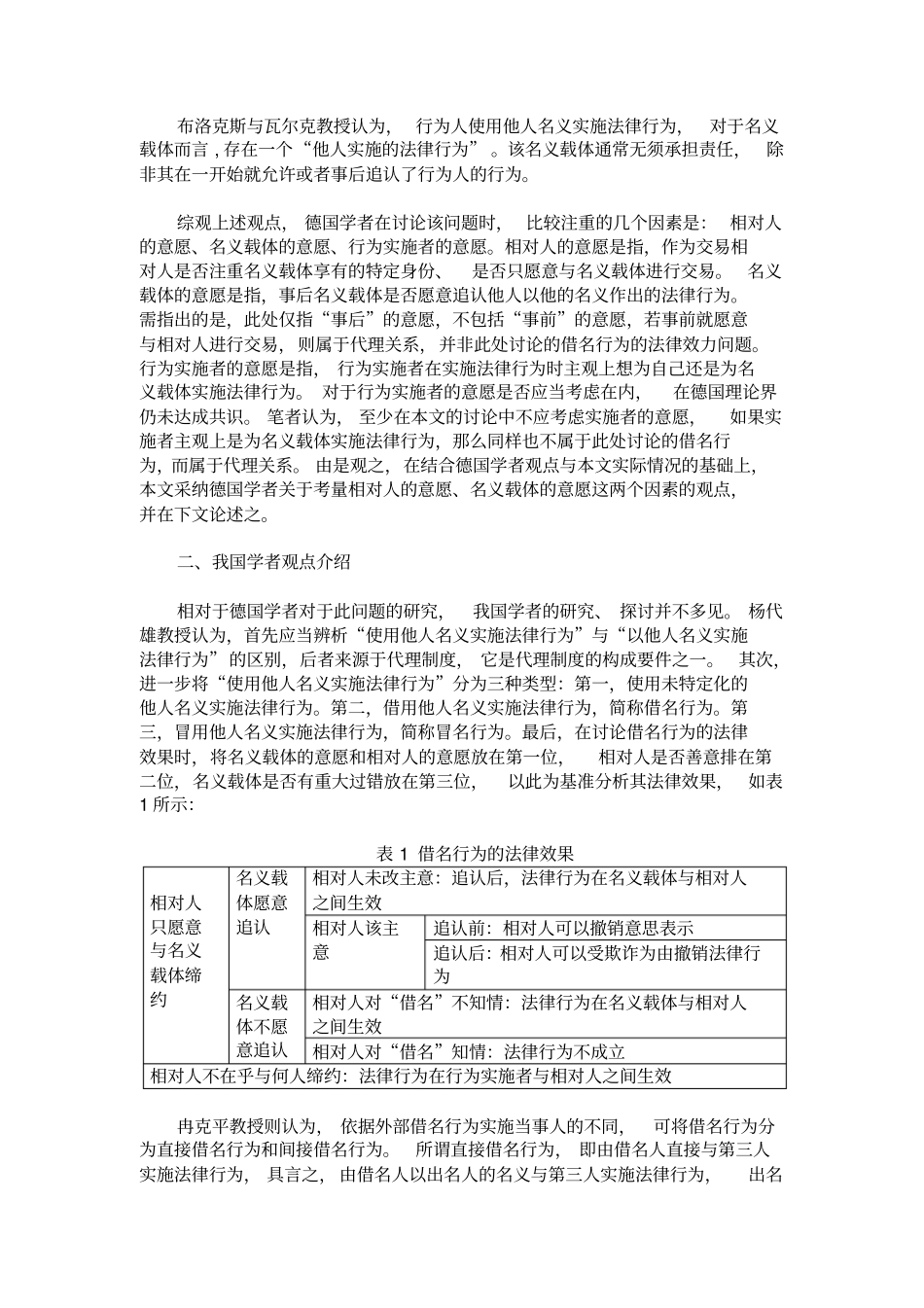 借名行为的法律效果探析分析_第2页