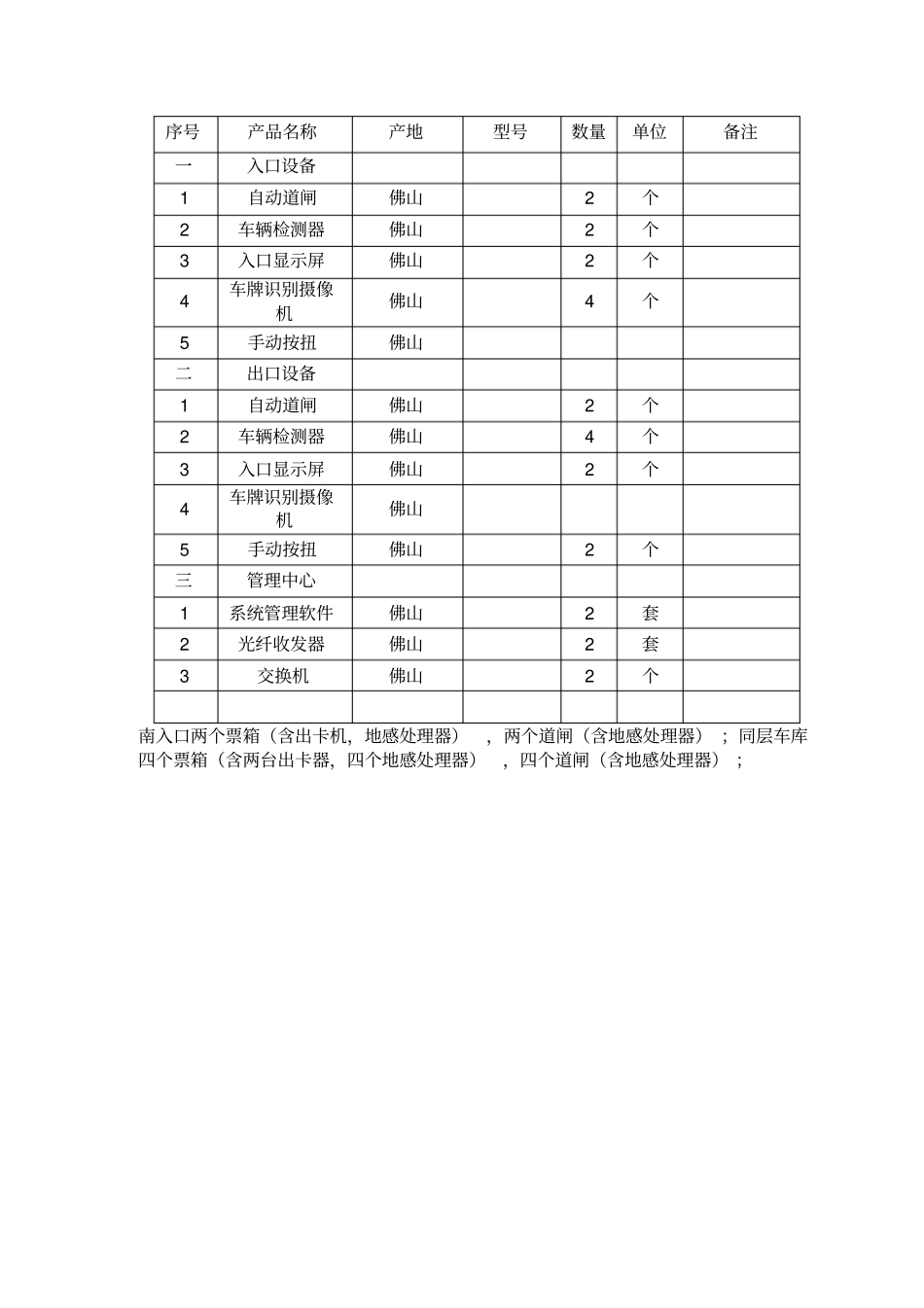 停车场系统维保方案_第3页