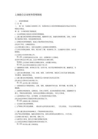 健全的财务会计制度