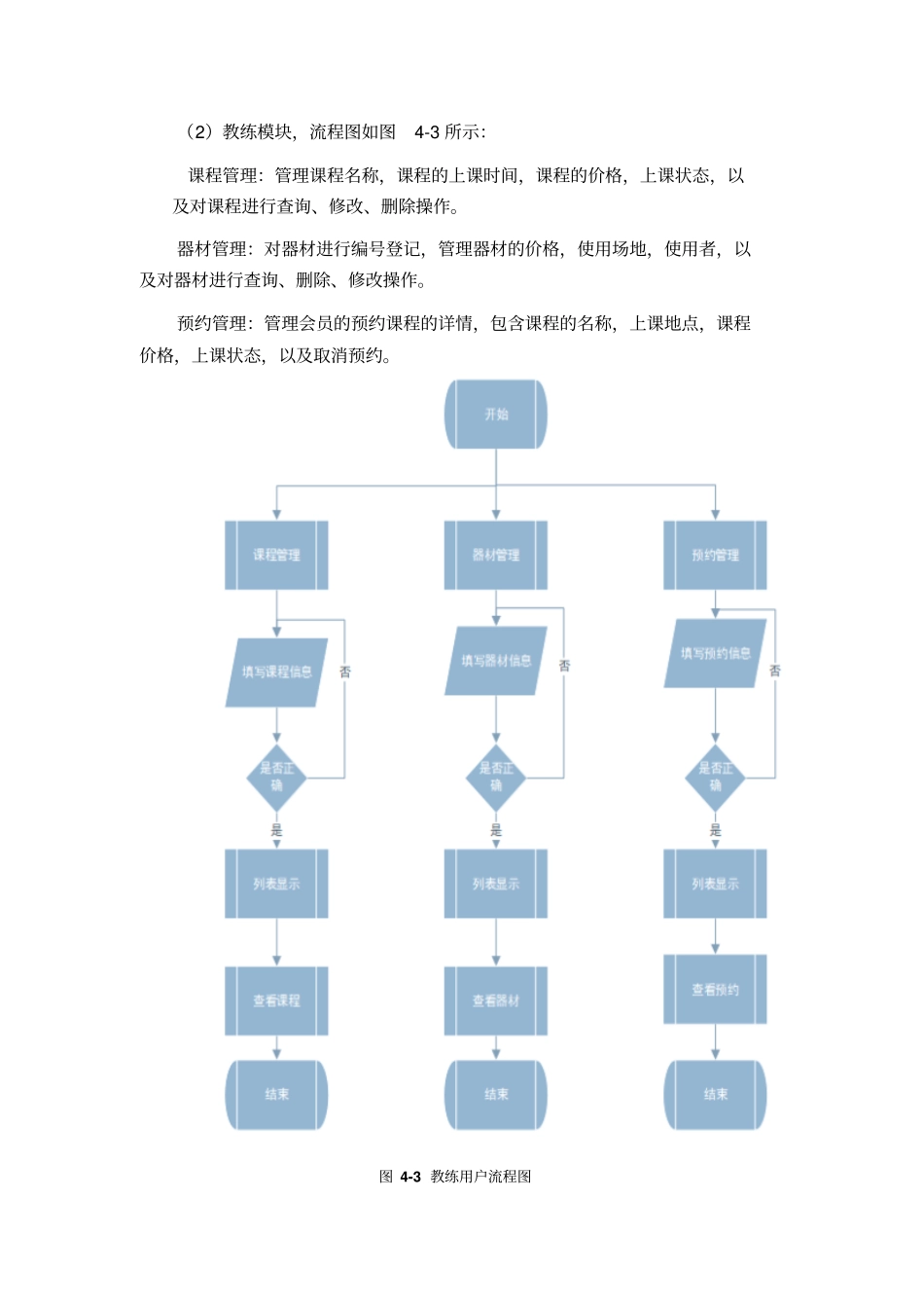 健身房管理系统的概要设计_第3页