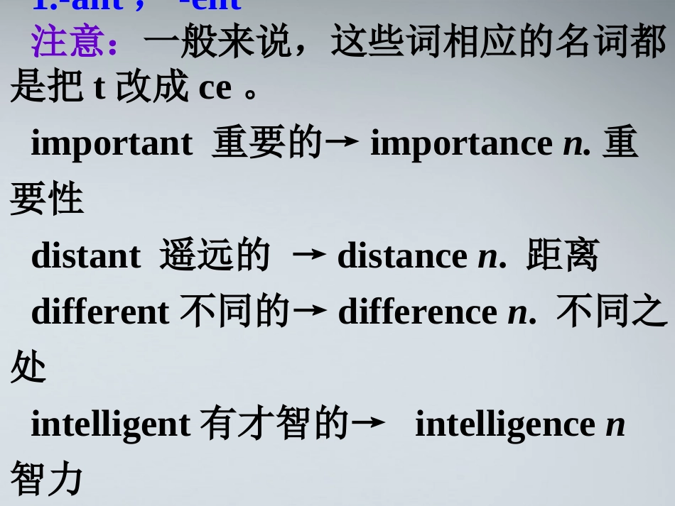 高考英语 21形容词的常见词尾7课件_第2页