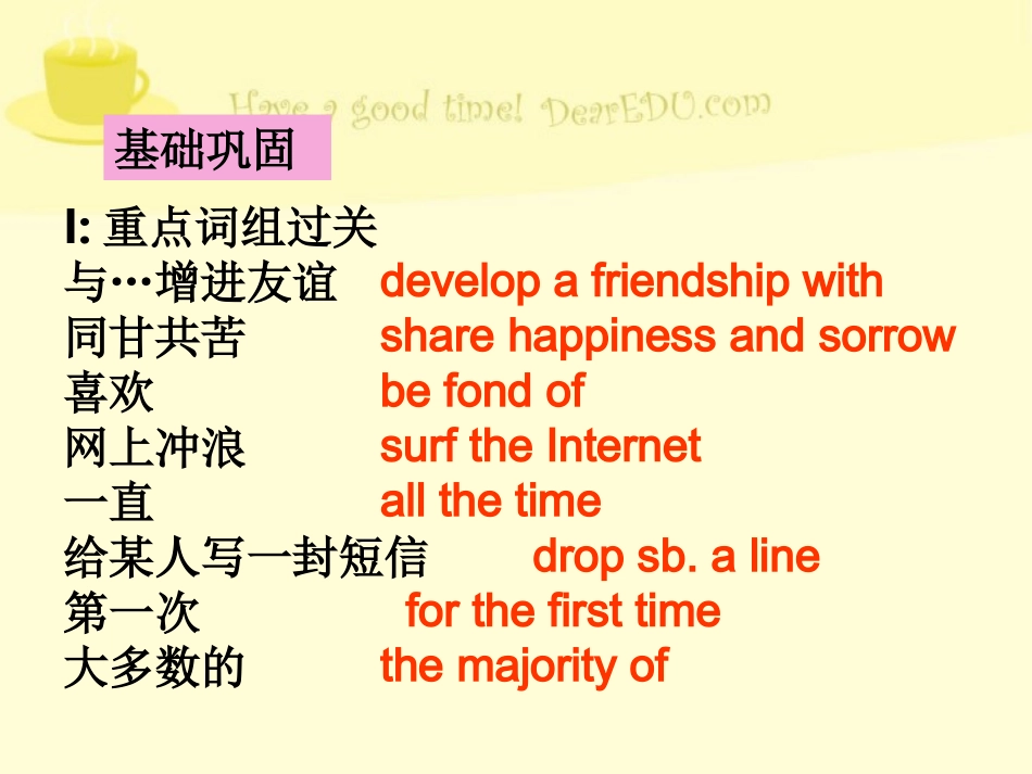 高考第一轮复习unit1 unit2 人教版 试题_第2页