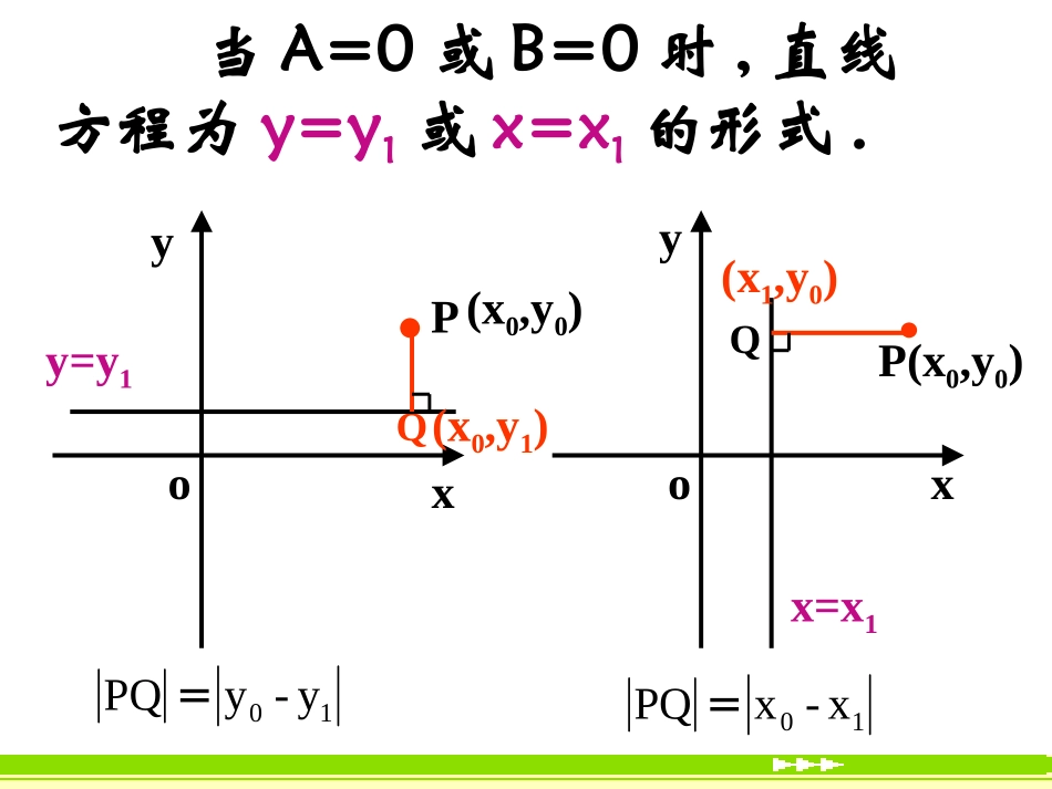 高中数学333点到直线、两平行线间的距离课件新人教版 课件_第3页