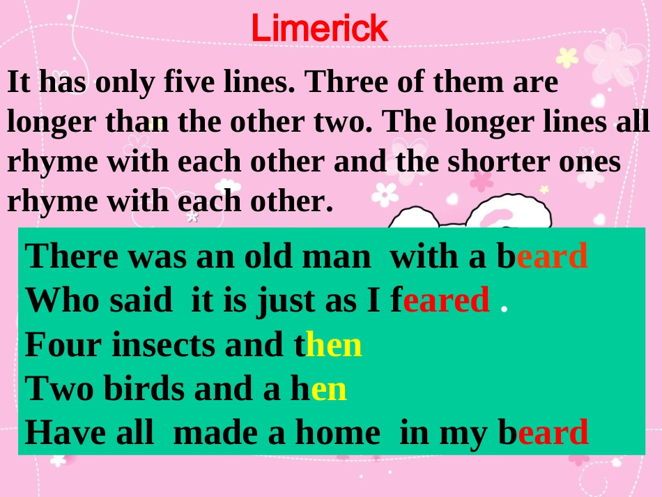 高二英语Unit2 Poems Using Language课件_第3页