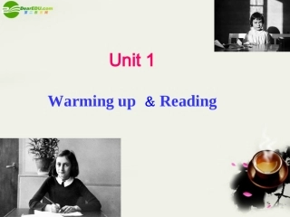 高中英语 unit1 warming up and reading课件 新人教版必修1 课件