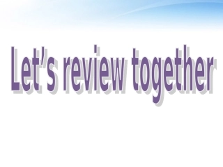 高中英语 Unit2 English around the world--Grammar课件 新人教版必修1 课件