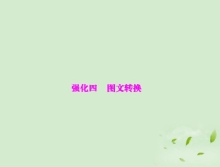 高考语文二轮专题复习 第一部分 第一章 语言文字运用 强化四 图文转换课件