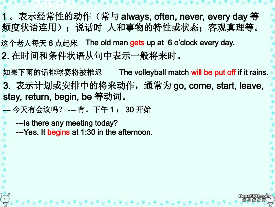高考英语10种常用动词时态复习课件 新课标 人教版 课件_第2页