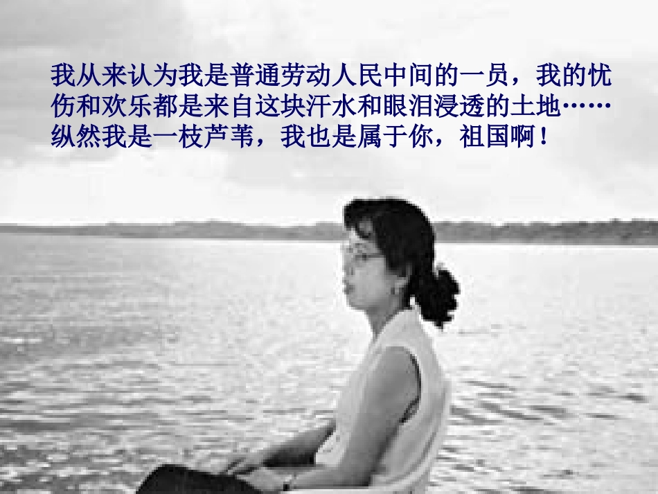 语文 1.2.3(祖国啊，我亲爱的祖国)同步备课课件 苏教版必修3 课件_第2页