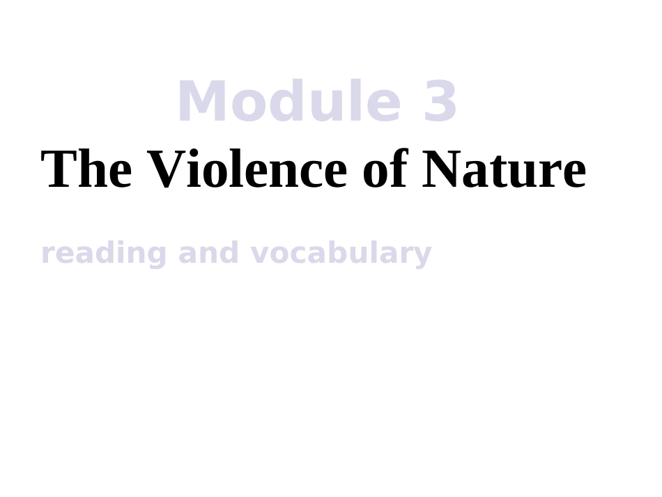 高中英语 Module3 reading课件 新人教版必修3 课件_第1页
