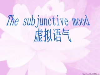 高二英语Unit7 Grammar虚拟语气课件