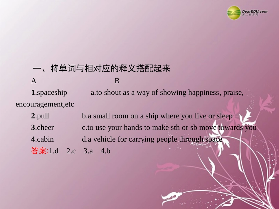 高中英语 Unit 4 Astronomythe science of the stars Section Ⅲ同步课件 新人教版必修3 课件_第3页