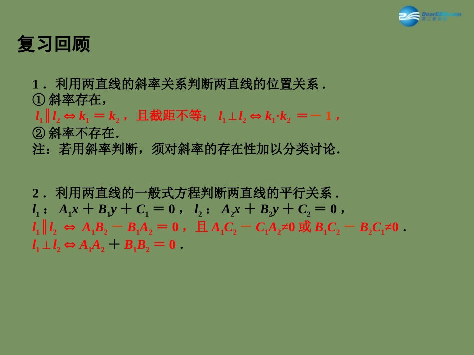 高中数学 214 两条直线的交点课件 苏教版必修2 课件_第2页
