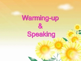 高中英语第一册Good manners--Warming up & Speakingppt课件