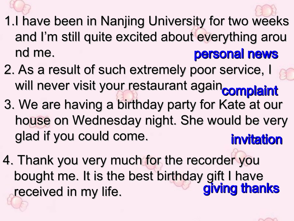 高二英语应用文写作之书信专类课件 新课标 课件_第3页