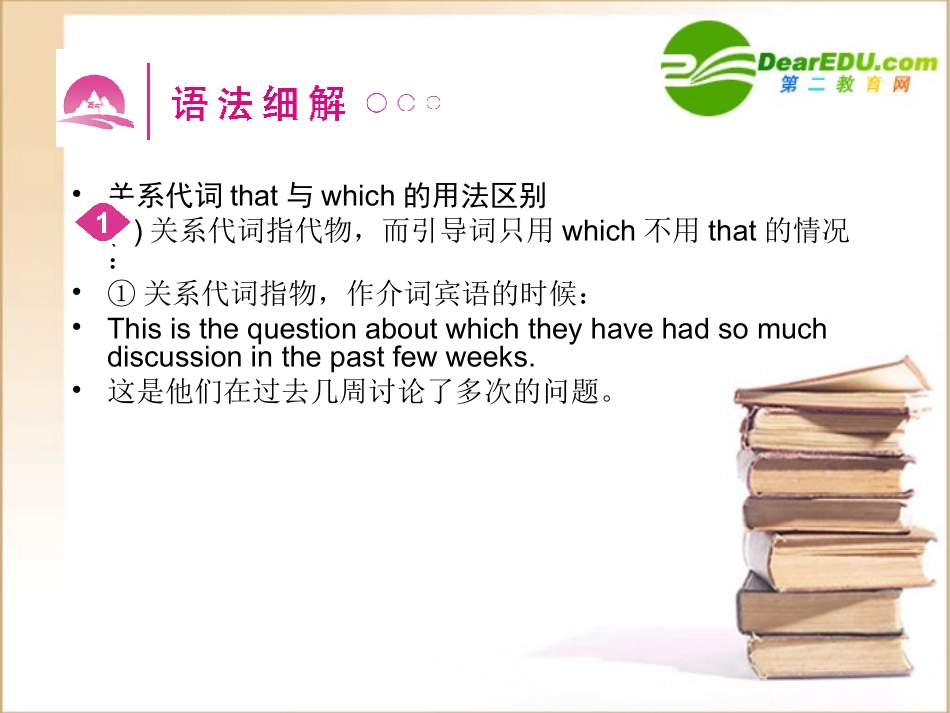 高三英语一轮课件语法1 新人教版选修7_第2页