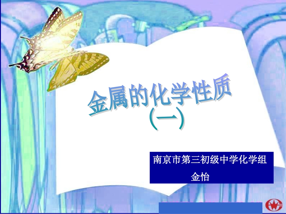 金属的化学性质新授课 07年南京地区九年级化学科金属的化学性质课件(2份)资料人教版下册_第1页