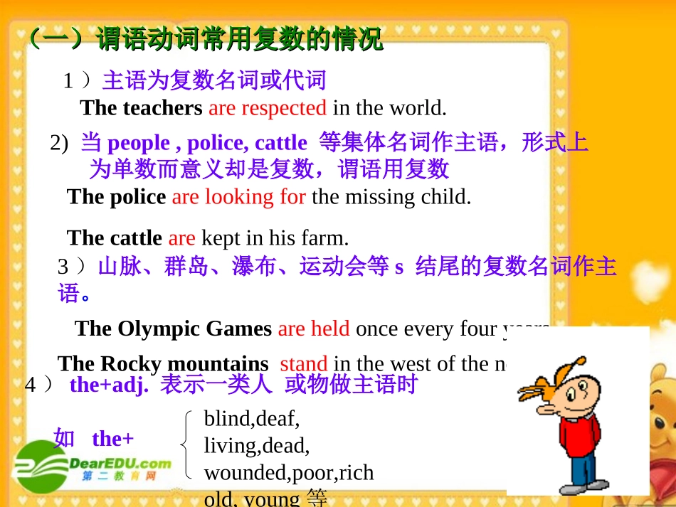 高三英语高考语法复习课件：主谓一致 课件_第2页