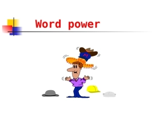 高中英语Unit 3 Back to the past--Word Power and Grammar课件牛津版必修三 课件