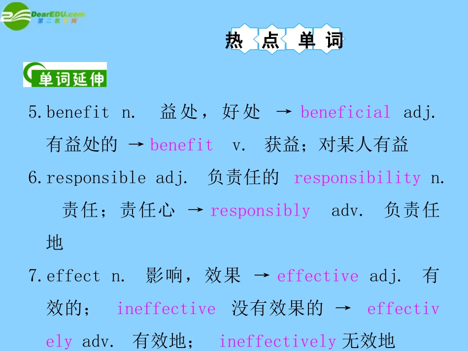 湖南省高考英语 M5 Unit 2　The environment课件 牛津译林版 课件_第3页