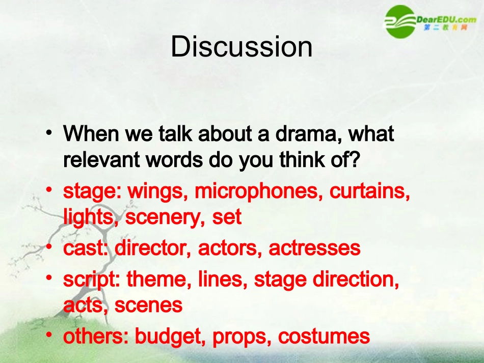 高二英语 Unit 4 Films and film events--Word power 课件_第2页