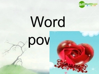 高二英语 Unit 4 Films and film events--Word power 课件