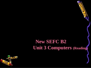 高中英语：Unit3 (Computers)课件 新人教版必修2 课件