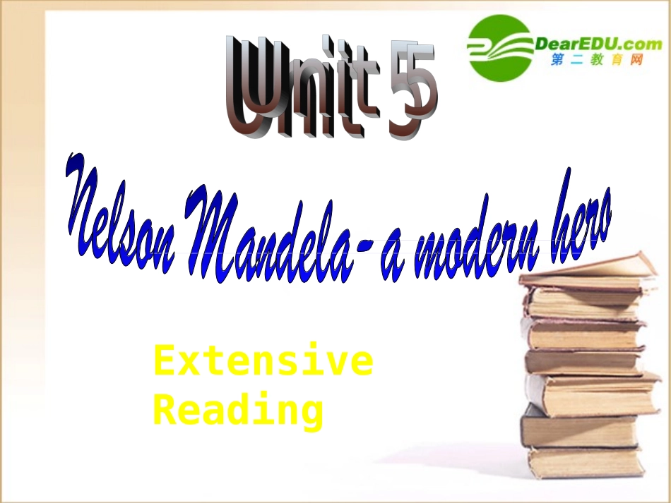 高中英语 Unit5 Extensive reading课件 新人教版必修1 课件_第1页