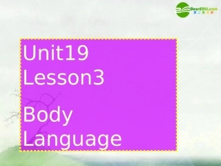 高中英语 19.3(Language)课件 北师大版选修7 课件