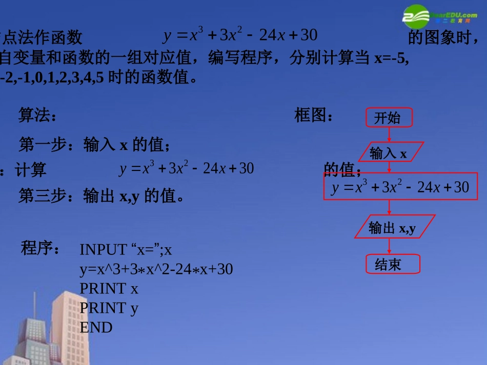 高中数学(输入语句、输出语句和赋值语句)课件4 北师大版必修3 课件_第3页