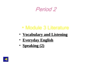 高中英语必修7Module 3 Literature-Period 2-3[TY]ppt 课件