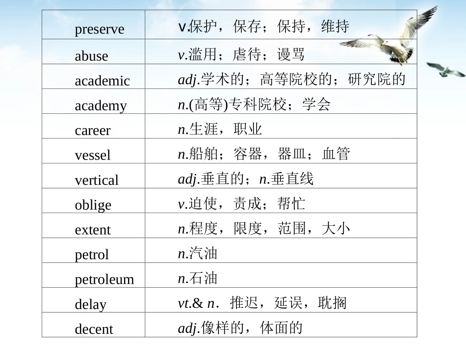 福建省高三英语总复习 考前第28天考前高分必读专题课件_第2页