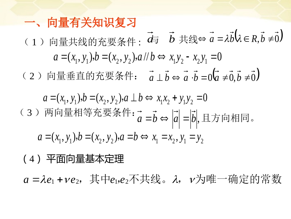 高中数学 2-4(向量在平面几何解题中的应用)课件 新人教B版必修4 课件_第2页