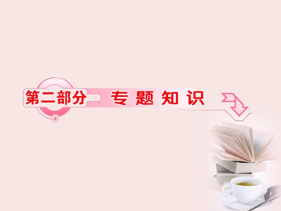 福建省高考语文 第二部分 专题一 第1节 名句名篇考点整合课件_第1页