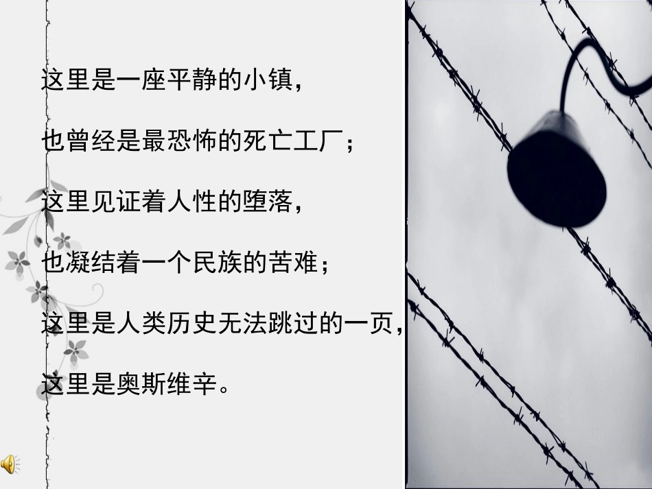 高中语文 短新闻两篇奥斯维辛没有什么新闻1课件 新人教版必修1 课件_第3页