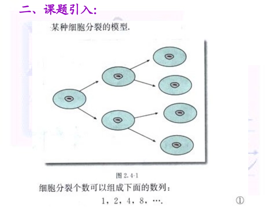 高二数学等比数列第一课时 新课标 人教版 课件_第3页