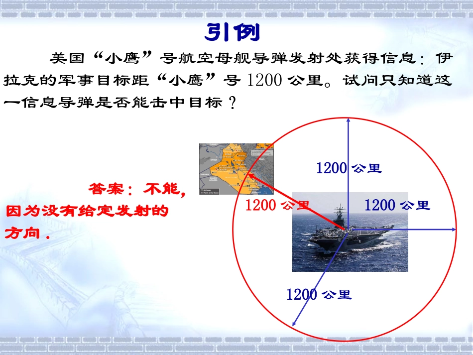 高中数学 平面向量的实际背景及其几何意义课件 北师大版必修4 课件_第3页